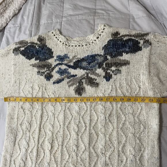 The Alpine JK Collection Sweater Women Size 14 16 Cable Knit Wool Blend Vintage - Picture 4 of 7